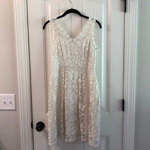 BHLDN Collins Ivory Lace Dress